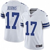 Nike Men & Women & Youth Cowboys 17 Allen Hurns White NFL Vapor Untouchable Limited Jersey,baseball caps,new era cap wholesale,wholesale hats